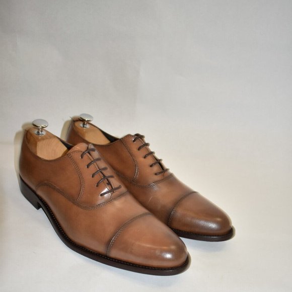 New! To Boot New York Caufield Cap Toe Oxford Brown Cuoio Size 11.5 M ZZ main image 6